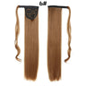 European American Long Straight Hair Velcro Ponytail