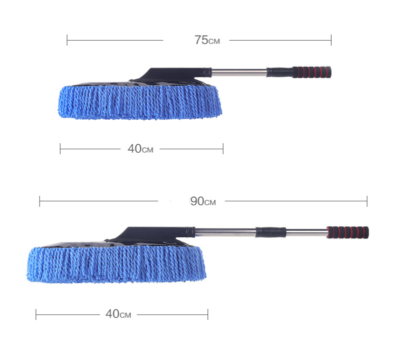 Car Cleaning Tools - Wax Mop and Brush Set