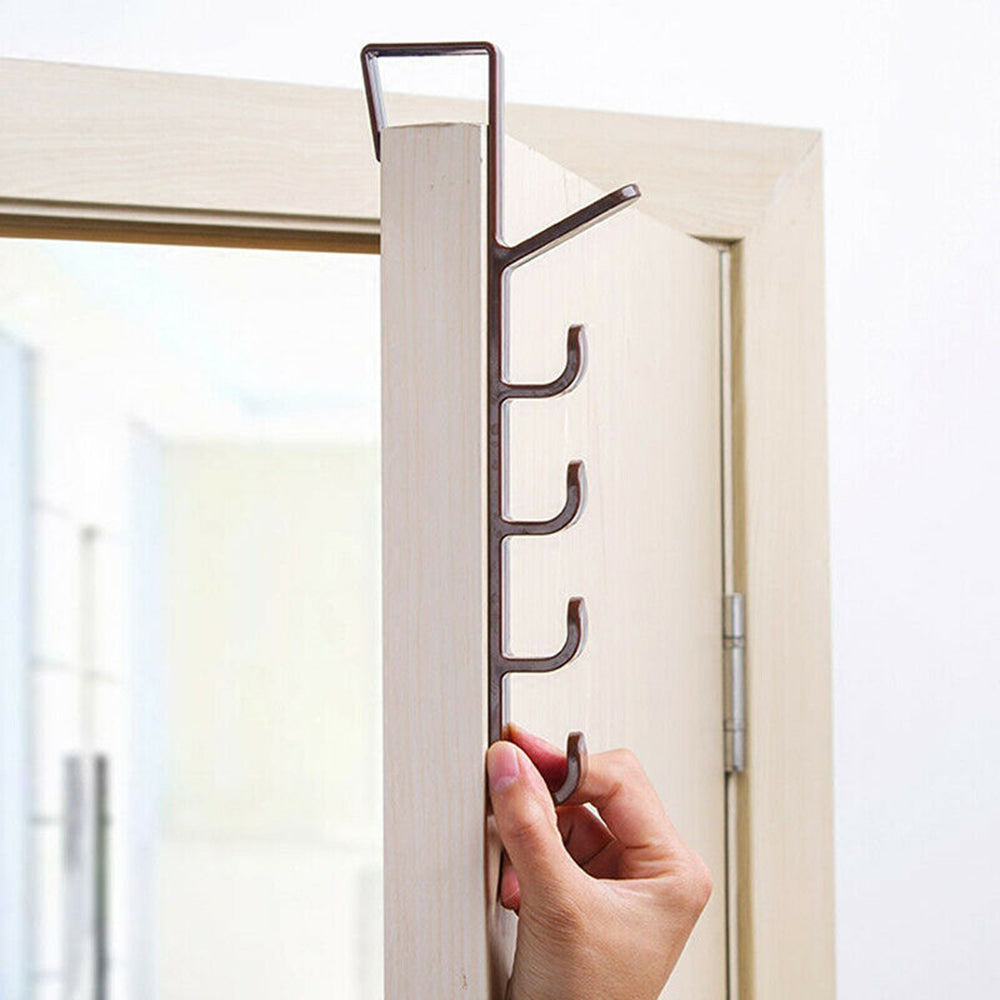 Multi-purpose Five-segment Hook Rack Organizer