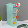 Transparent Multi-Grid Pen Holder for Desk Storage