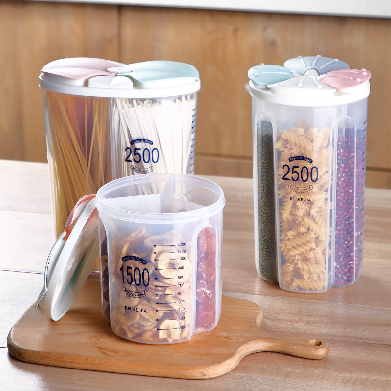 Transparent Storage Jar for Grains and Snacks