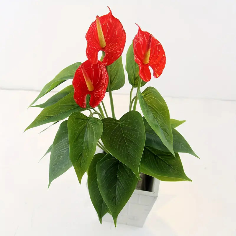 Artificial Latex Bridal Wedding Bouquet for Home Decor