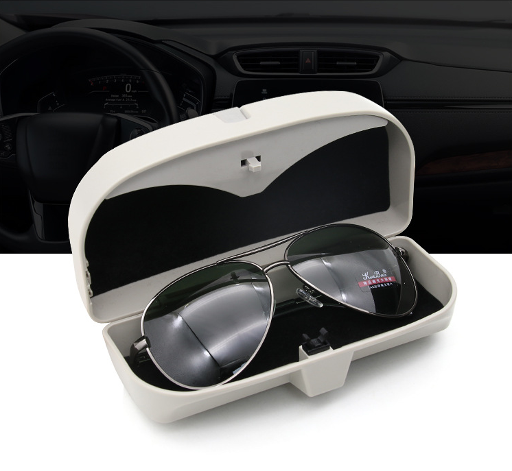 Car Sunglasses Holder with Multifunctional Storage Box