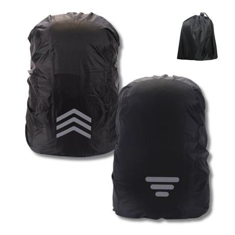 GlneYos Backpack rain Cover Waterproof with Reflective 2 Pack Rucksack Cover for Hiking Traveling Camping