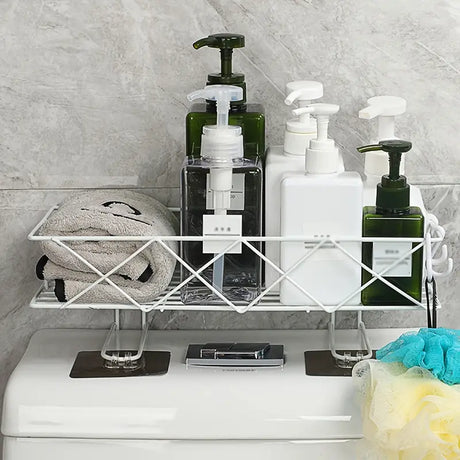 Bathroom Toilet Shelf Organizer Rack - Wall Hanging Unit