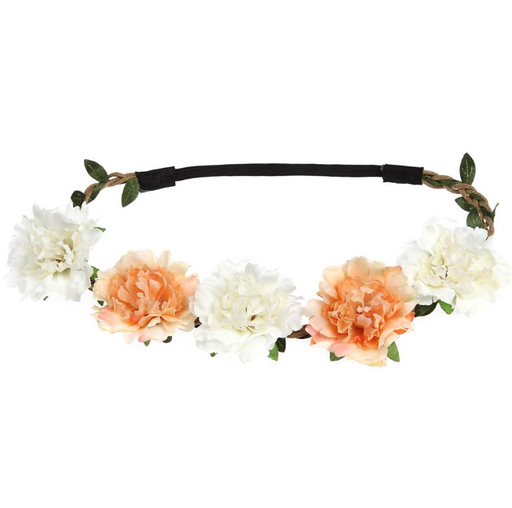 Bridal Floral Crown and Hair Accessory