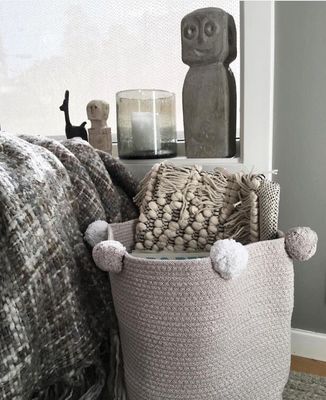 Laundry Basket for Plush Toys and Laundry Storage