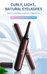 Electric Heated Eyelash Curler with 4 Temperature Modes