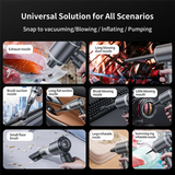 Portable Cordless Car Vacuum Cleaner – Powerful Brushless Suction