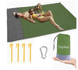 Turebest Beach Blanket 79 * 55inch Compact Sand Proof and Waterproof Picnic Blanket with Portable Storage Bag Great for Outdoor Travel Camping Hiking Festival Park Sports