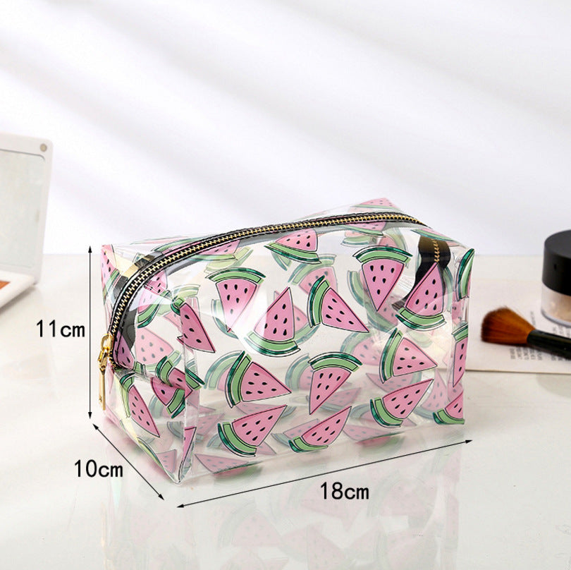 Large Capacity Transparent PVC Waterproof Cosmetic Bag
