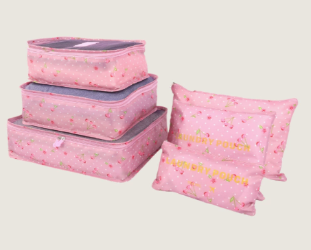 Fashionable Waterproof Travel Storage Cube Set of 6