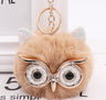 Grit Cat Owl Plush Keychain for Car Accessories