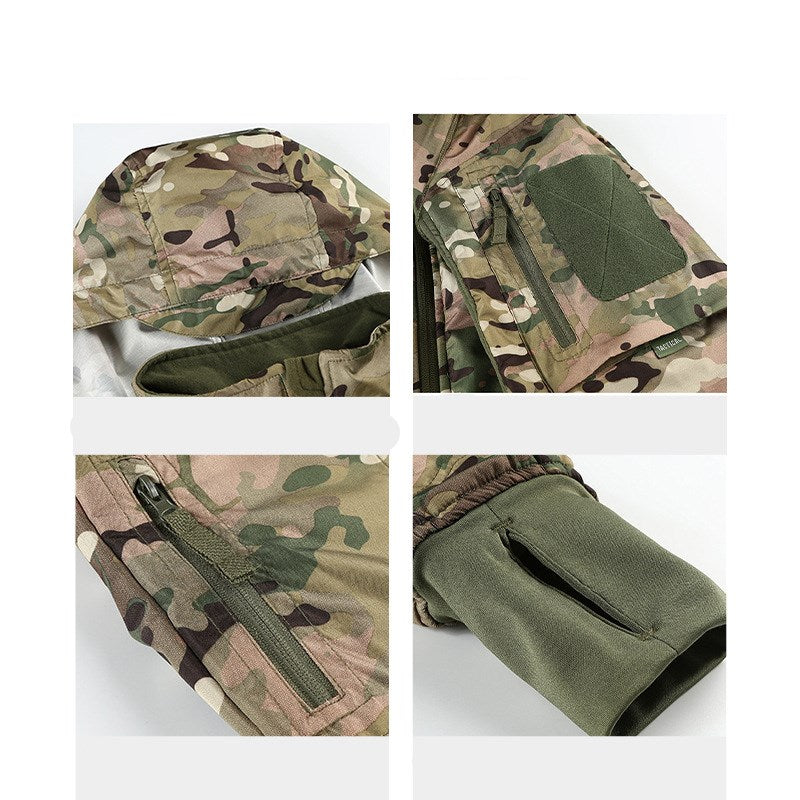 Waterproof Camouflage Jacket for Outdoor Activities