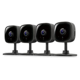 Tapo by TP-Link 1080P Indoor Security Camera for Baby Monitor Pet Camera w/Motion Detection 2-Way Audio Night Vision Cloud & SD Card Storage Works w/Alexa & Google Home Black C101(4-Pack)