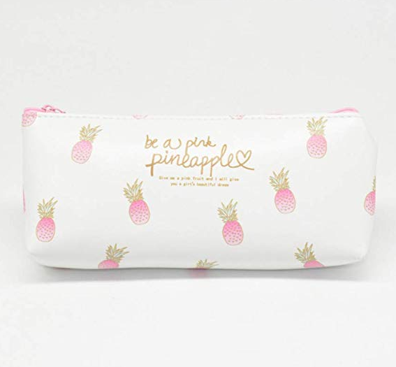 Pink Pineapple Pencil Case and Stationery Box
