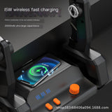 Wireless Charging Camping Fan with Light for Home/Office