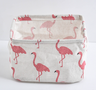 Desktop Makeup Organizer Storage Box with Linen Basket