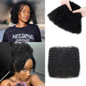 Trekci Afro Kinkys Bulk Human Hair 10 Inch 50g/Pack 100% Human Hair No Short Hair Afro Kinky Human Hair for Dreadlock ExtensionsRepair LocsBraiding Twists and Braids(10Inch 1Pack 1B)