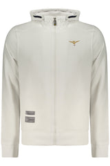 MILITARY ACADEMY MEN'S WHITE ZIP-UP SWEATSHIRT
