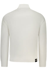 MILITARY ACADEMY MEN'S WHITE ZIP-UP SWEATSHIRT