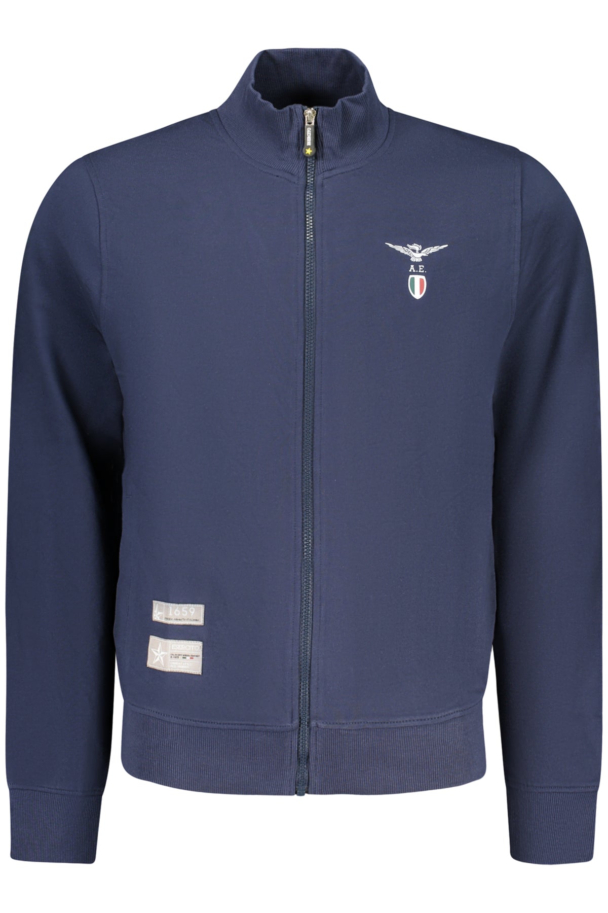MILITARY ACADEMY MEN'S BLUE ZIP-UP SWEATSHIRT