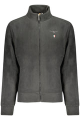MILITARY ACADEMY MEN'S BLACK ZIP-UP SWEATSHIRT