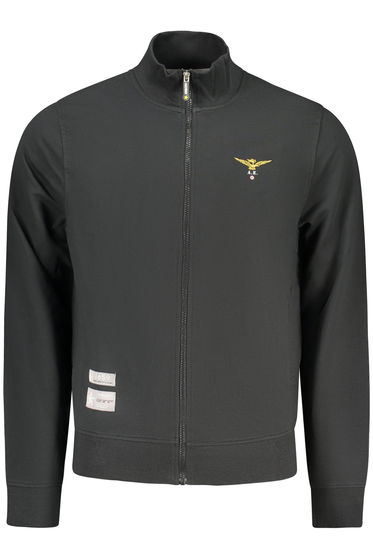MILITARY ACADEMY MEN'S BLACK ZIP-UP SWEATSHIRT