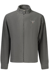 MILITARY ACADEMY MEN'S BLACK ZIP-UP SWEATSHIRT