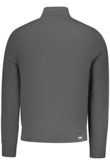 MILITARY ACADEMY MEN'S BLACK ZIP-UP SWEATSHIRT