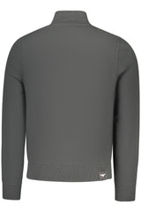 MILITARY ACADEMY MEN'S BLACK ZIP-UP SWEATSHIRT