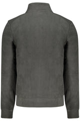 MILITARY ACADEMY MEN'S BLACK ZIP-UP SWEATSHIRT