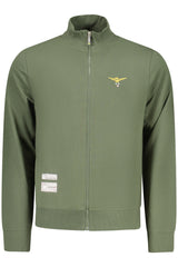 MILITARY ACADEMY MEN'S GREEN ZIP-UP SWEATSHIRT