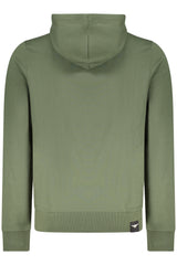 MILITARY ACADEMY MEN'S GREEN ZIP-UP SWEATSHIRT
