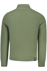 MILITARY ACADEMY MEN'S GREEN ZIP-UP SWEATSHIRT
