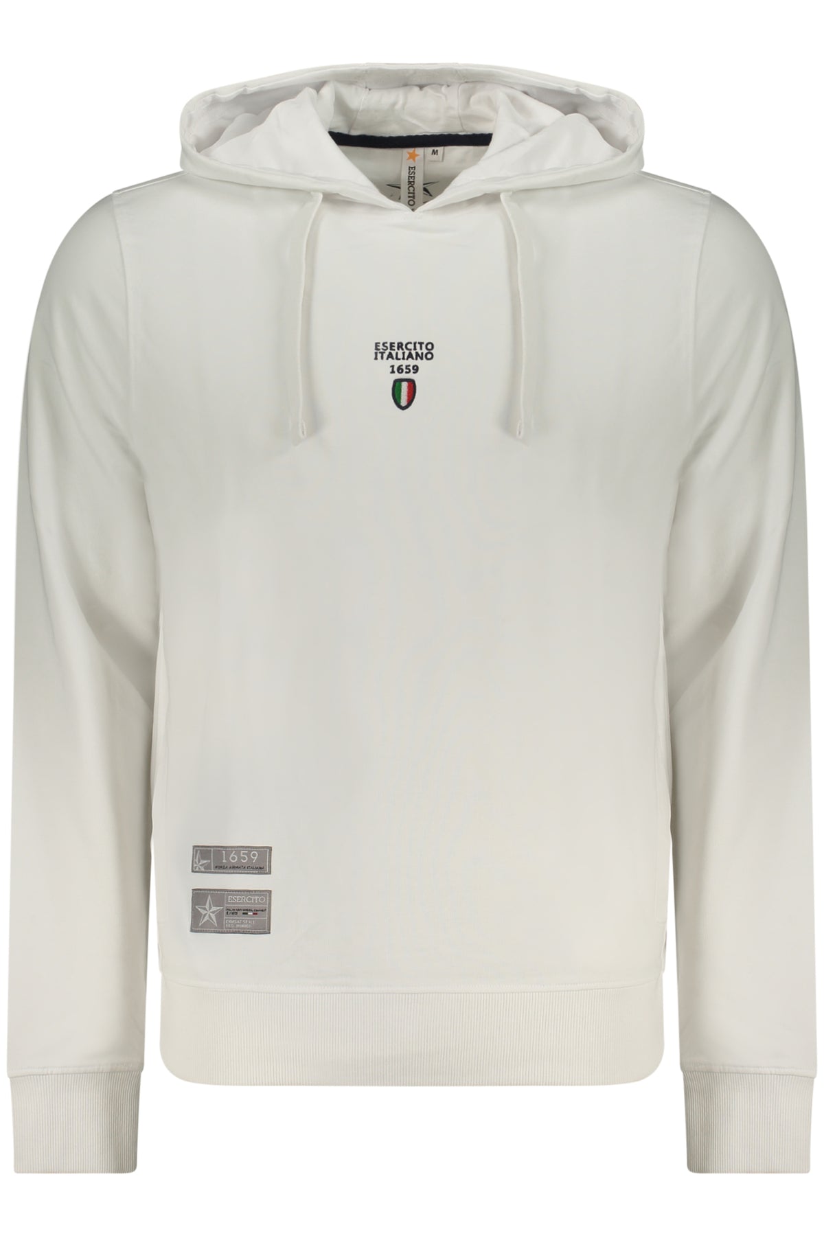 MILITARY ACADEMY MEN'S WHITE ZIP-UP SWEATSHIRT