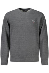 MILITARY ACADEMY MEN'S ZIP-UP SWEATSHIRT, GREY