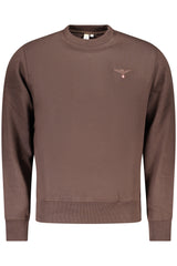 MILITARY ACADEMY MEN'S BROWN ZIP-UP SWEATSHIRT