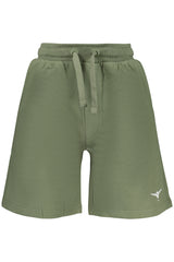 MILITARY ACADEMY MEN'S GREEN SHORT TRACKSUIT TROUSERS
