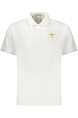 MILITARY ACADEMY MEN'S SHORT-SLEEVED POLO SHIRT, WHITE