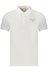 MILITARY ACADEMY MEN'S SHORT-SLEEVED POLO SHIRT, WHITE