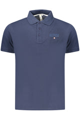 MILITARY ACADEMY MEN'S SHORT-SLEEVED POLO SHIRT, BLUE