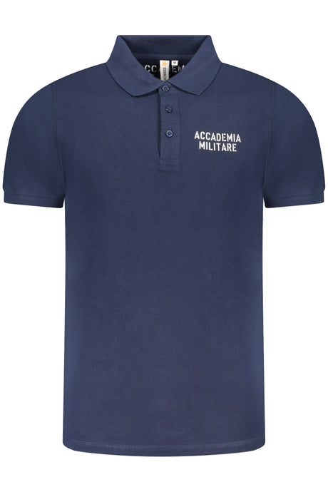 MILITARY ACADEMY MEN'S BLUE SHORT SLEEVE POLO