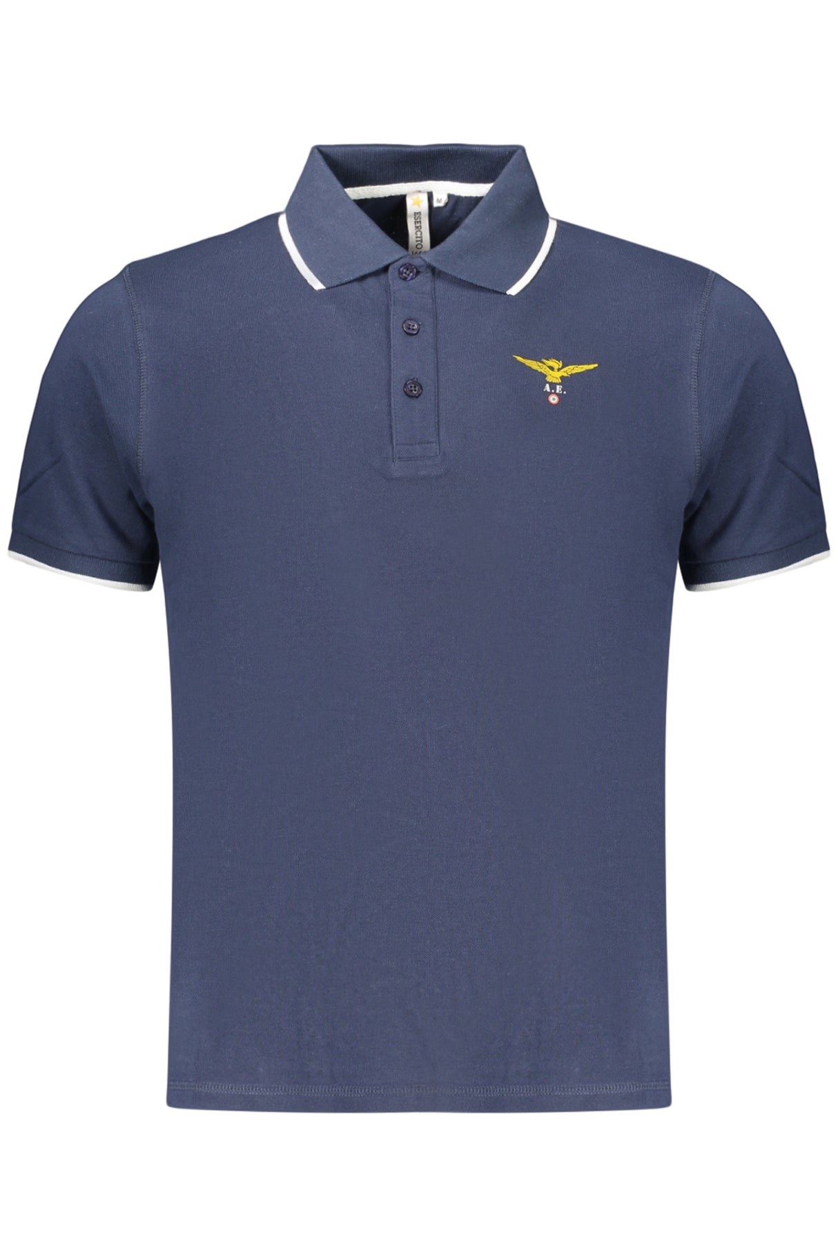 MILITARY ACADEMY MEN'S SHORT-SLEEVED POLO SHIRT, BLUE