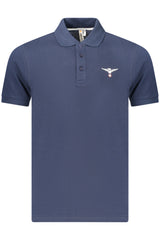 MILITARY ACADEMY MEN'S SHORT-SLEEVED POLO SHIRT, BLUE
