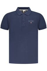 MILITARY ACADEMY MEN'S BLUE SHORT SLEEVE POLO