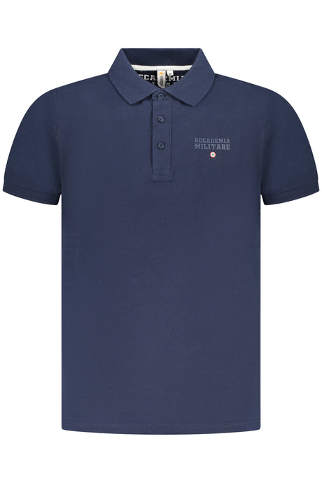 MILITARY ACADEMY MEN'S BLUE SHORT SLEEVE POLO