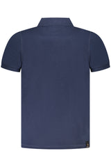 MILITARY ACADEMY MEN'S BLUE SHORT SLEEVE POLO