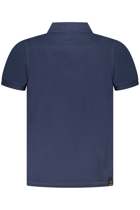 MILITARY ACADEMY MEN'S BLUE SHORT SLEEVE POLO
