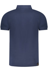 MILITARY ACADEMY MEN'S BLUE SHORT SLEEVE POLO